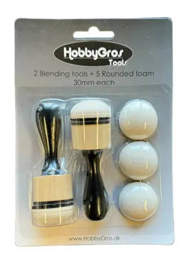 HobbyGros Blending Tools + Rounded Foam 30mm