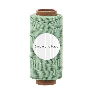 Simple and Basic Spring Green Polyester Thread 50m