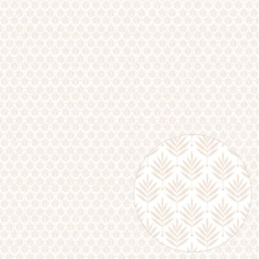Charlie & Paulchen Graphic Pattern – Palmblatt Rosé