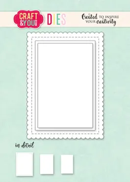 Craft & You ATC Biscuit Frame Set Dies