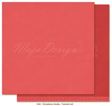 Maja Design - Mono - Strawberry - Yummie red