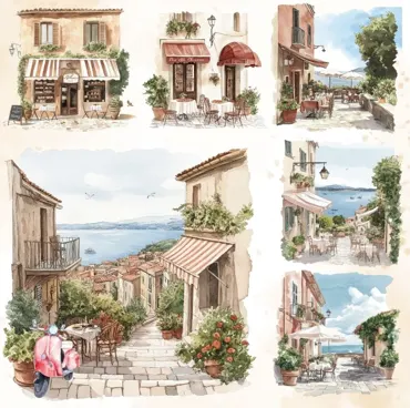 Lilly-Art Designpapier Toscana-2