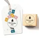 Cats on appletrees Stempel Weihnachtspost