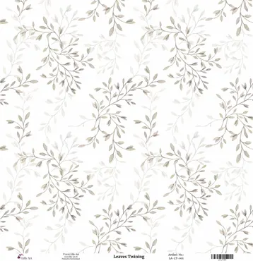 Lilly-Art Designpapier Leaves Twining